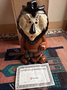 Hubert The Harris Lion Cookie Jar Ceramic Lefton Limited #239 of 20,000